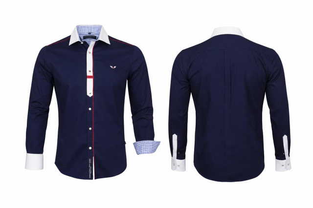 Koszula Męska Carisma granatowa