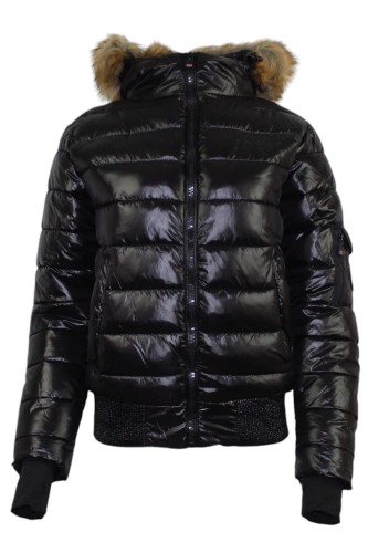 Kurtka damska zimowa Geographical Norway Bassima czarna 1.jpg