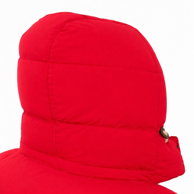 Kamizelka męska puchowa Geographical Norway VILANO czerwona z kapturem kaptur.jpg