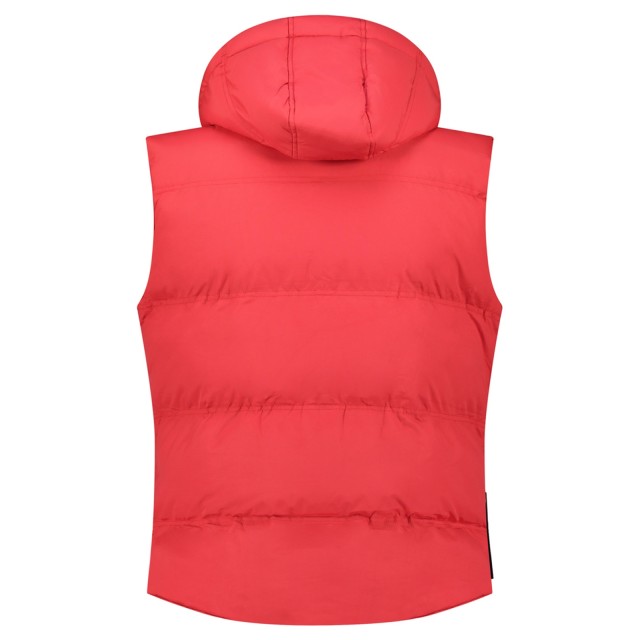 Kamizelka męska czerwona Geographical Norway VILANO puchowa tył