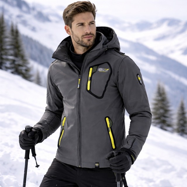 Kurtka męska softshell narciarska Geographical Norway TSUNAMI MEN szara model.jpg