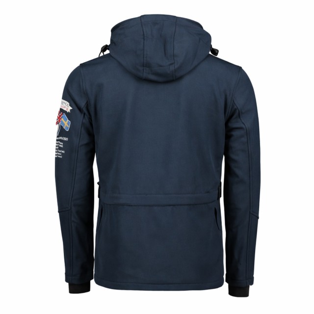 Kurtka męska narciarska softshell Geographical Norway Target Men granatowa tył.jpg