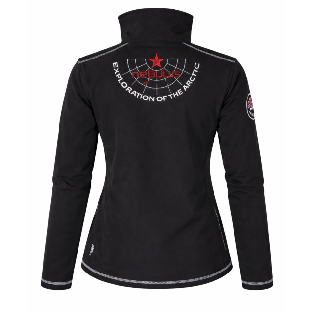 Kurtka damska bluza softshell Nebulus czarna tył.jpg