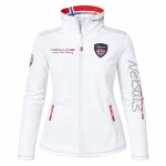 Kurtka damska bluza softshell biała lekka sportowa na zamek Nebulus OUTLET