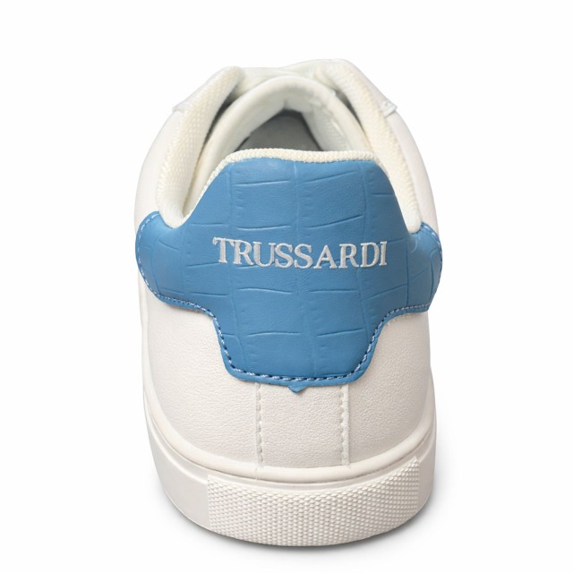 Sneakersy damskie sportowe Trussardi SNK Aura biały tył