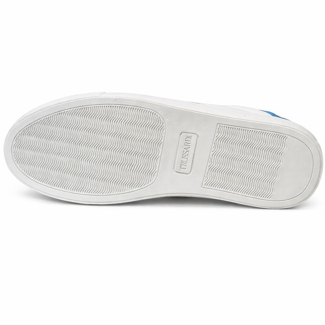 Sneakersy damskie sportowe Trussardi SNK Aura biały podeszwa