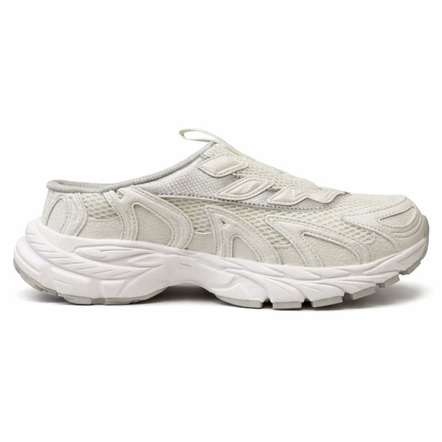 Sneakersy damskie Trussardi Retro Mule Sneaker białe bok prawy