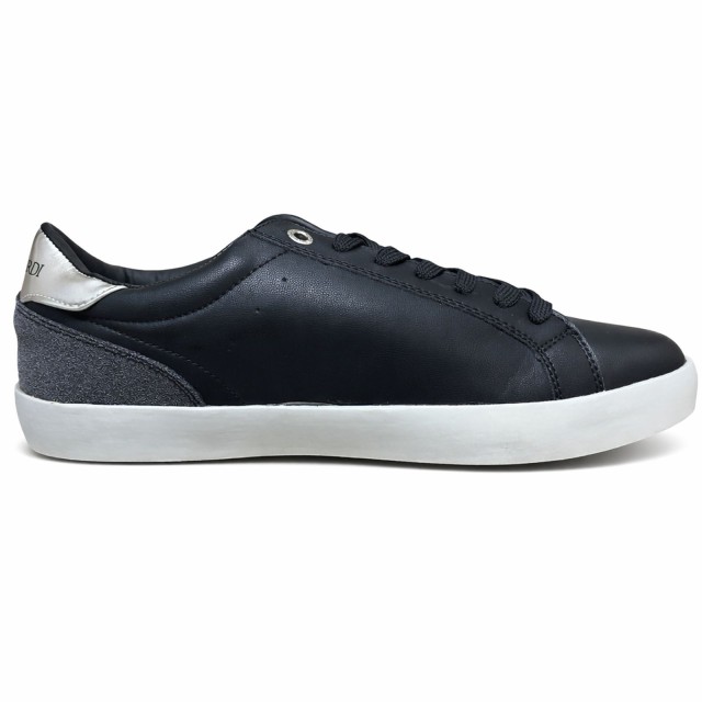 Sneakersy damskie Trussardi SNK Ector EMB - TJW124800 czarne bok prawy