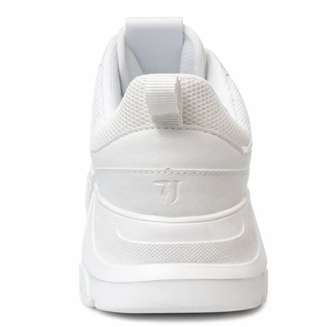 Sneakersy unisex Trussardi Runner Synthetic Bufalo białe tył
