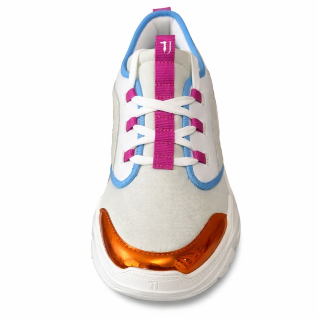 sneakersy damskie Trussardi Running EcoLeather kolorowe przód
