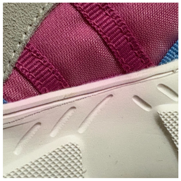 sneakersy damskie Trussardi Running EcoLeather kolorowe detal materiału
