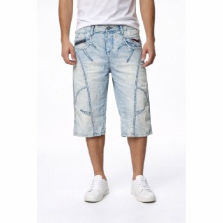 Spodenki męskie krótkie jeansowe C-113 OUTLET Cipo & Baxx 100% bawełna