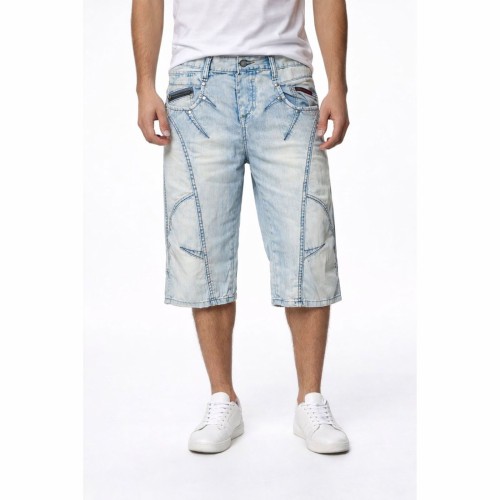 Spodenki męskie krótkie jeansowe C-113 OUTLET Cipo &amp; Baxx 100% bawełna model