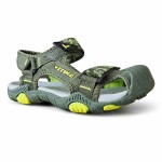 Sandały dziecięce Witike zielone sportowe z zakrytymi palcami na rzepy