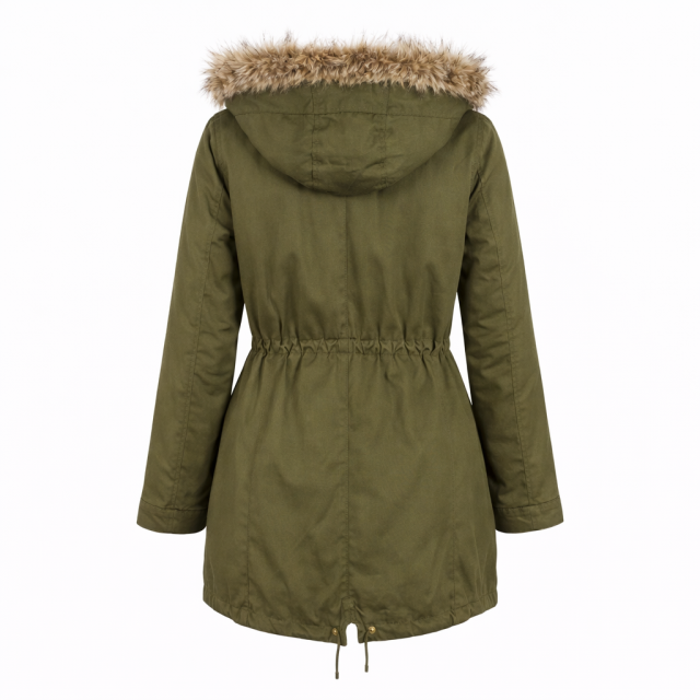 Kurtka damska parka jesienna z ociepleniem Z&amp;amp;L Military women tył