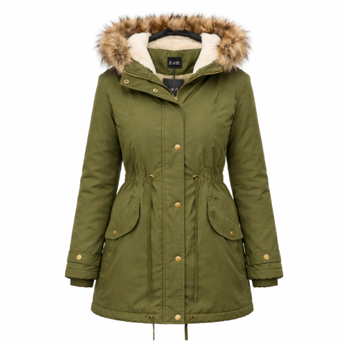 Kurtka damska parka jesienna z ociepleniem Z&amp;amp;L Military women przód