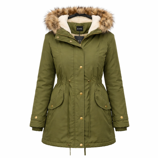 Kurtka damska parka jesienna z ociepleniem Z&amp;amp;L Military women przód