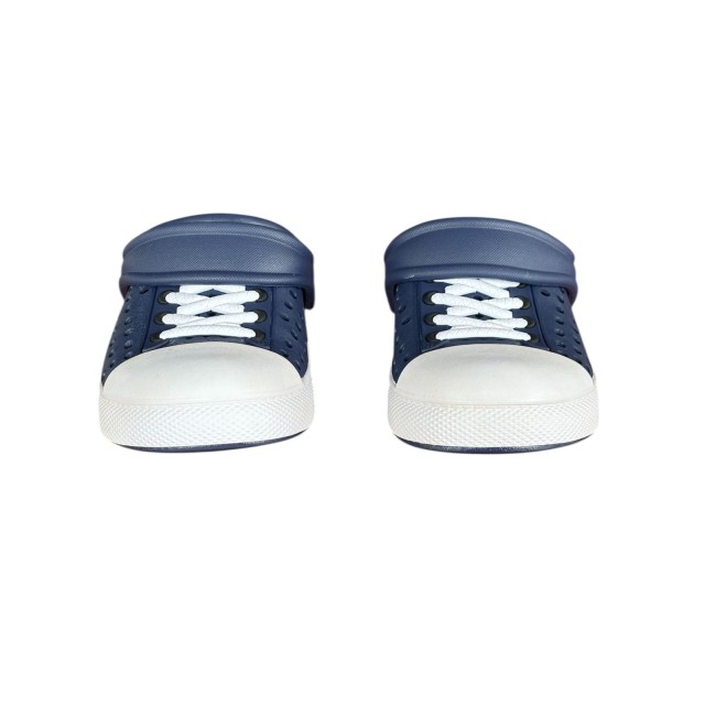 chodaki dziecięce granatowe klapki antypoślizgowe KV BABY przód