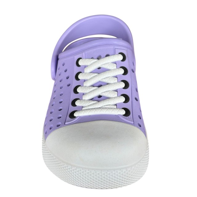 chodaki dziecięce fioletowe KV BABY przód buta lekkie wygodne