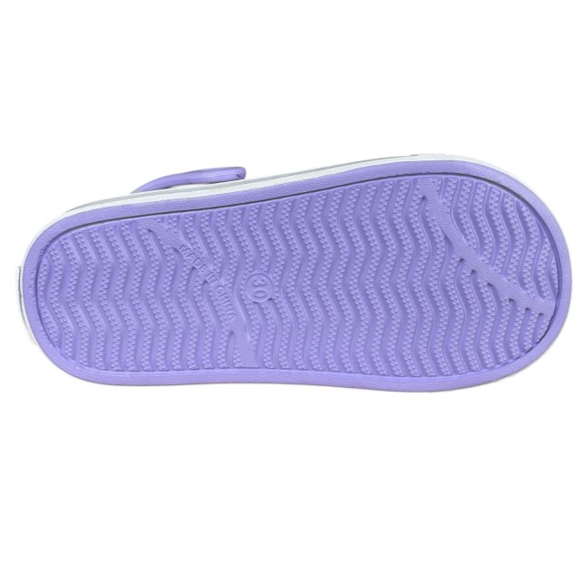 podeszwa antypoślizgowa chodaki dziecięce KV BABY fioletowe