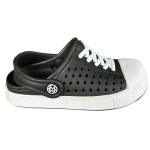 Chodaki dziecięce czarne klapki ogrodowe antypoślizgowe KV BABY OUTLET