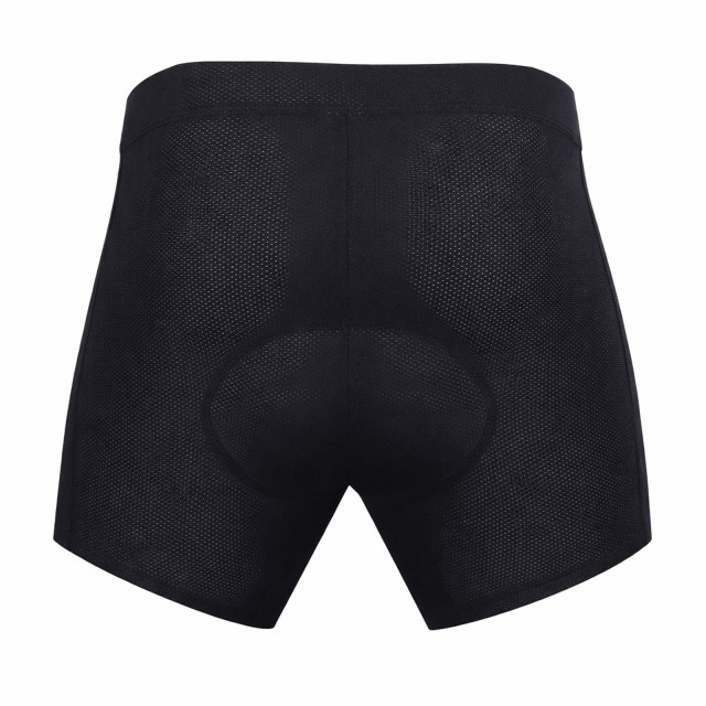 spodenki rowerowe damskie czarne tył elastyczne szybkoschnące