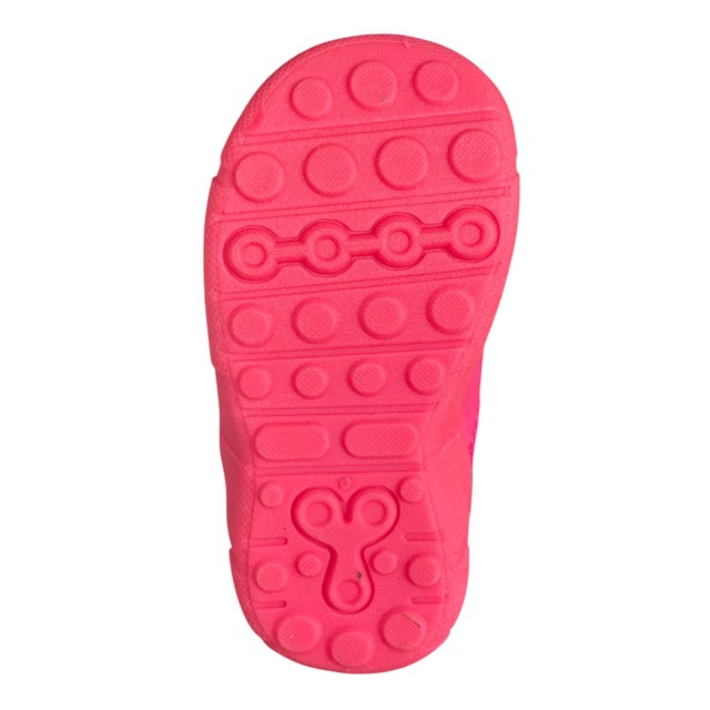 Kapcie dziecięce barefoot do przedszkola szybkoschnące różowe podeszwa