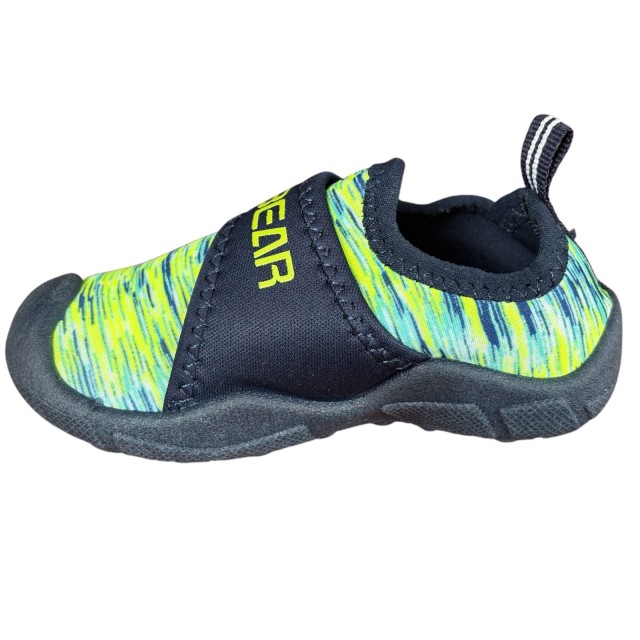 Kapcie dziecięce barefoot zielone Hobibear bok