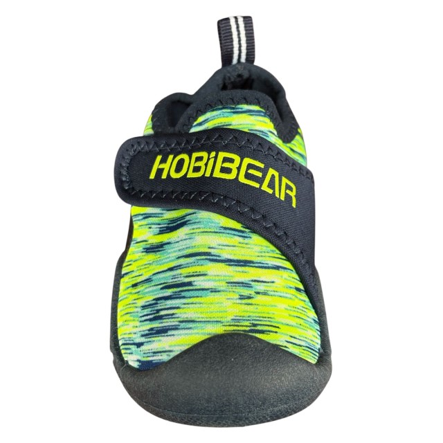 Kapcie dziecięce barefoot zielone Hobibear front