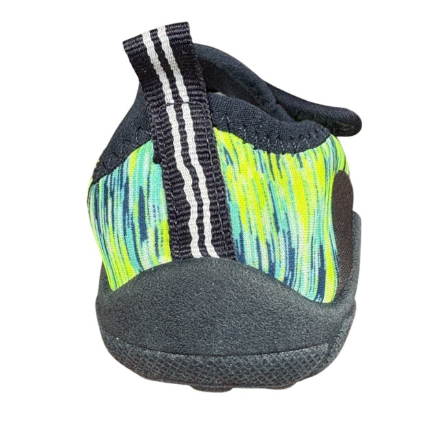 Kapcie dziecięce barefoot zielone Hobibear tył