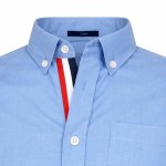 Koszula męska jasnoniebieska slim fit elegancka casual OUTLET 