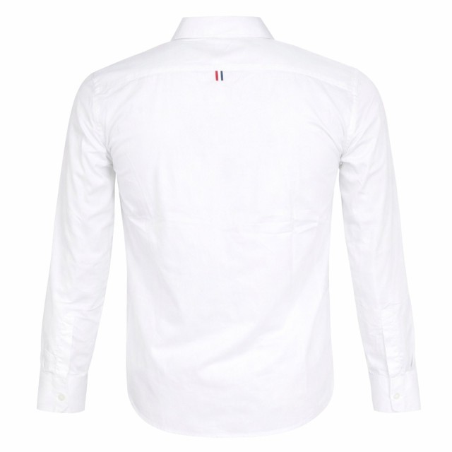 koszula męska biała slim fit tył