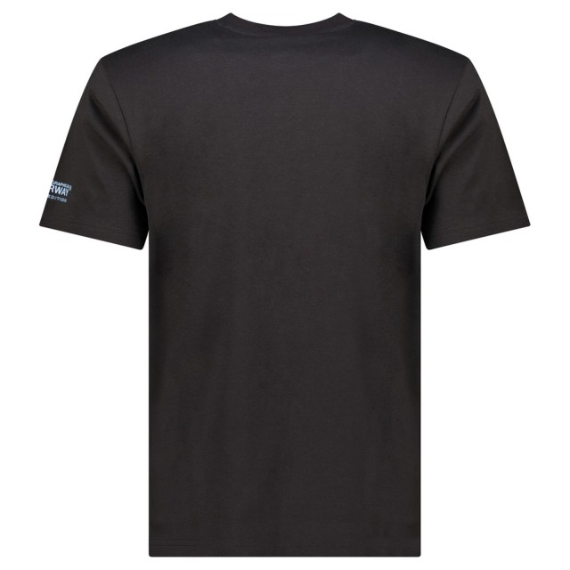 Geographical Norway Jodana Men Black koszulka męska czarna tył klasyczny