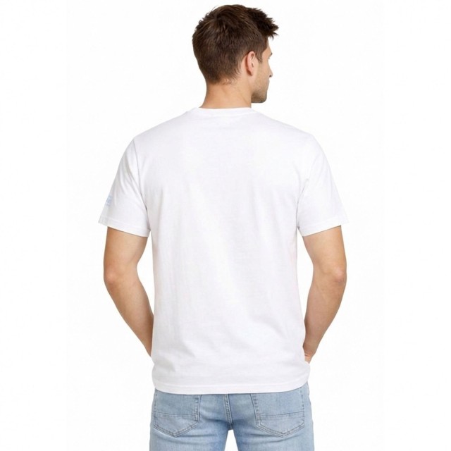 Geographical Norway Jodana Men White koszulka męska biała tył na modelu