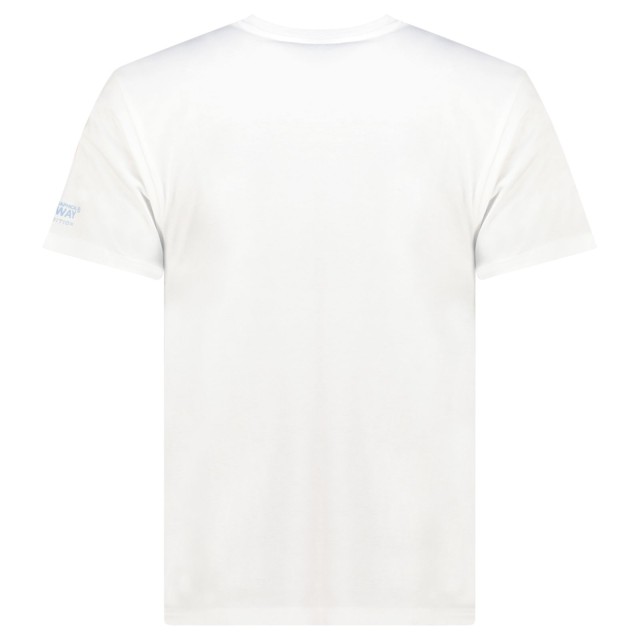 Geographical Norway Jodana Men White koszulka męska biała tył klasyczny