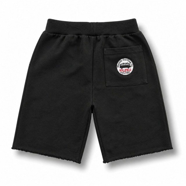 spodenki chłopięce czarne Hollifield Madisson tył kieszeń wygodne szorty dziecięce