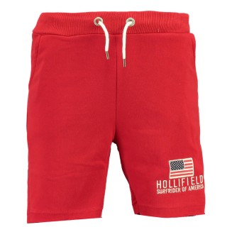 Spodenki dziecięce Hollifield Madisson czerwone chłopięce sportowe bawełna wygodne 