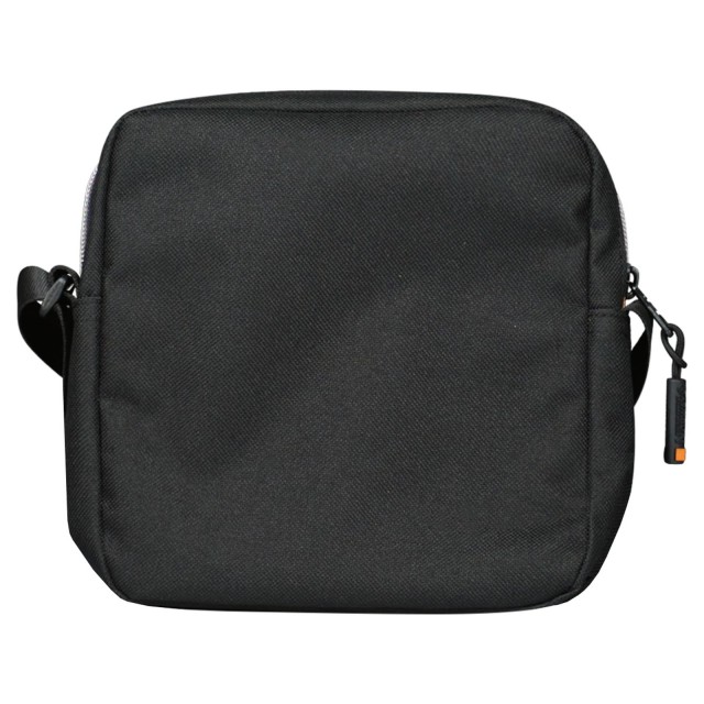 torebka męska czarna listonoszka tył Silvan Black Geographical Norway Oxford