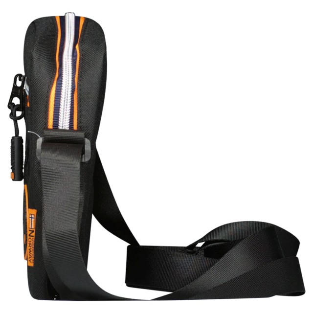 listonoszka męska czarna profil boczny Silvan Black Geographical Norway Oxford