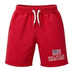 Spodenki chłopięce czerwone sportowe bawełniane wygodne Hollifield Madisson