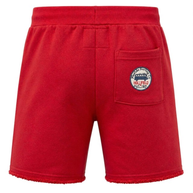 spodenki chłopięce czerwone tył sportowe bawełniane Hollifield Madisson szorty