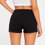 Spodenki damskie czarne sportowe bawełniane krótkie wygodne szorty Muncie Lady Hollifield