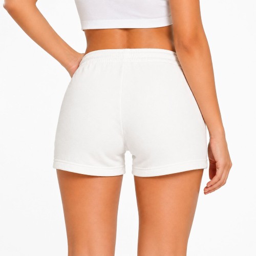 białe spodenki damskie Hollifield Muncie Lady na modelce tył krótkie sportowe szorty