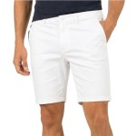 Eleganckie spodenki męskie chino białe Pacidor Navy bawełna stretch letnie komfortowe GeoNorway 