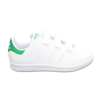 Sneakersy dziecięce Stan Smith CF C FX7534 białe na rzepy OUTLET Adidas