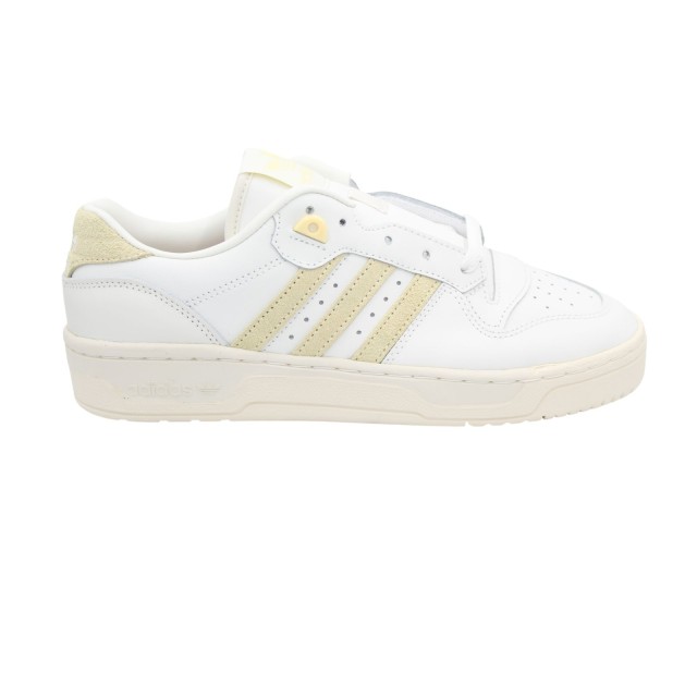 Białe sneakersy adidas Rivalry Low IE4299 skórzane