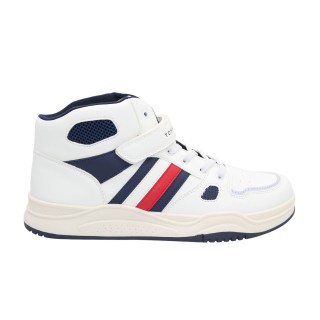 Sneakersy unisex Stripes High Top Lace-Up Velcro białe Tommy Hilfiger