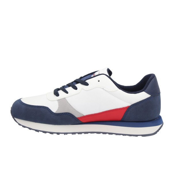 Biało granatowe sneakersy lifestyle Tommy Hilfiger damskie