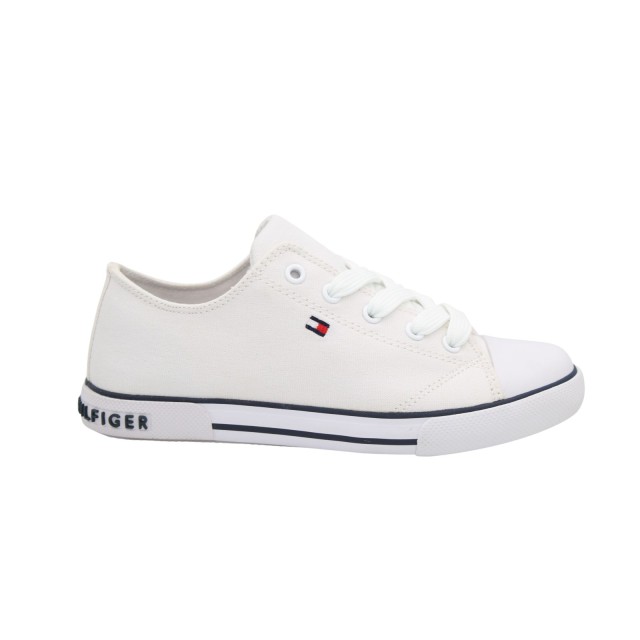 Sneakersy dziecięce Tommy Hilfiger Low Cut Lace-Up białe