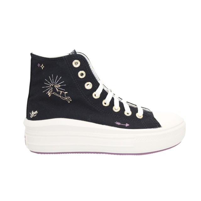 Trampki damskie Converse Chuck Taylor All Star Move Hi czarne